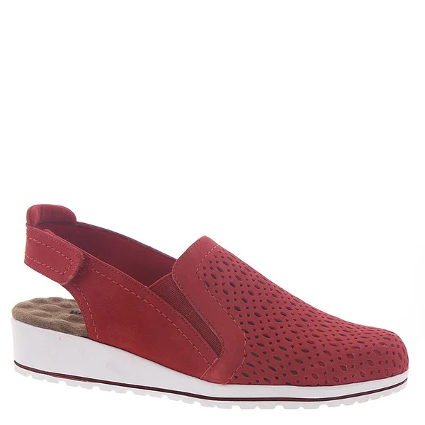 Walking Cradles Faulkner Women's Red Slip on 6.5 W