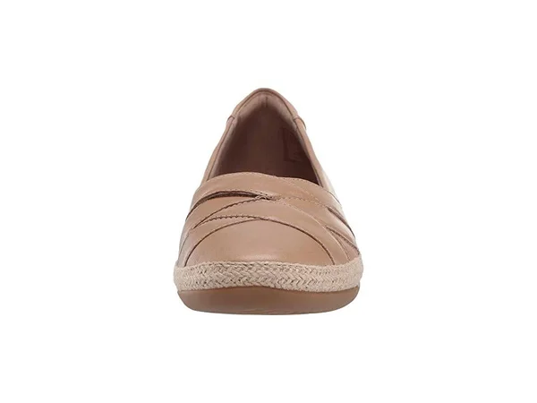 Clarks Danelly Shine Sand Leather - Women's, Size: 7.5, Beige