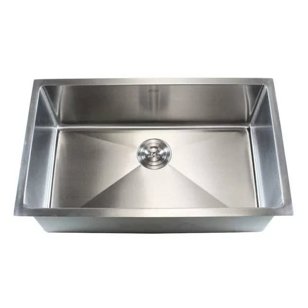 Stainless Steel Undermount Single Bowl 15mm Kitchen Sink - 36 F3619