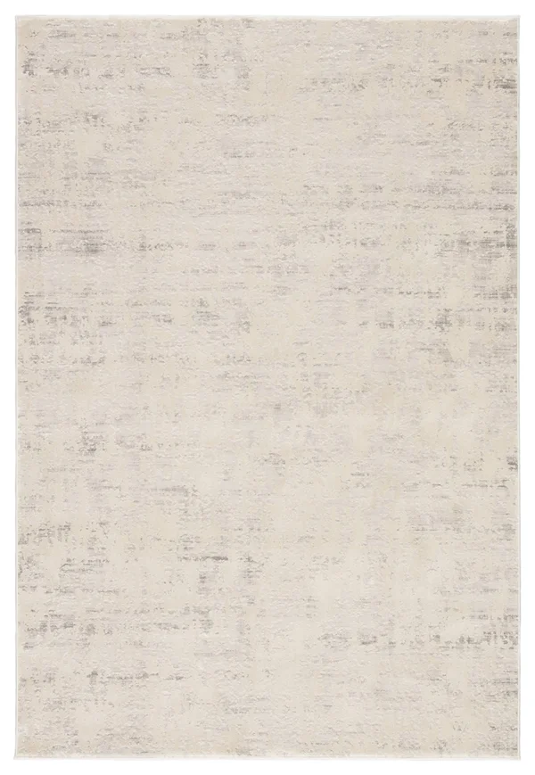 Jaipur Living Cirque Arvo CIQ08 Silver - White 4& x 6& Area Rug