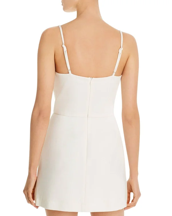 French Connection Whisper Crossover Mini Dress - 6 - Morning Glory