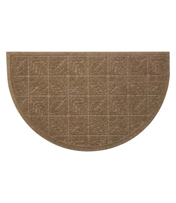Heavyweight Recycled Waterhog Doormat, Crescent Leaf Brown, L.L.Bean
