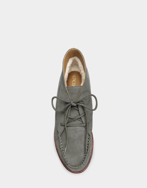 Aerosoles Women's Greenhouse Chukka Boot, Size: 5, Grey Genuine Suede