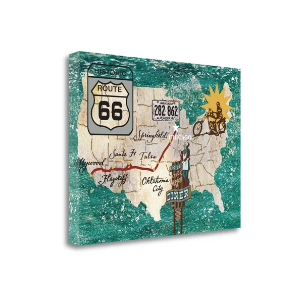 20x22 x 26x22 Retro Roadtrip II by James Nocito Fine Art Giclee Print