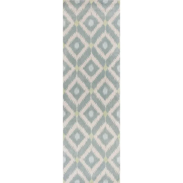 Kas Bob Mackie Home 1017 Silver/Grey Mirage Area Rug 7&6x22 Round