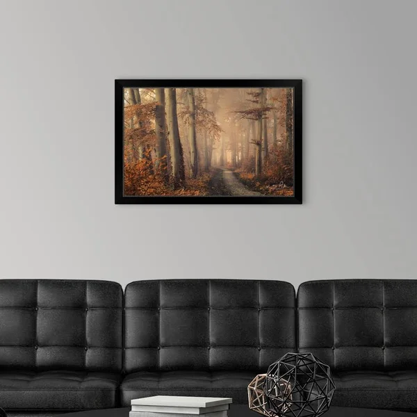 Brown Beauty - Black Framed Wall Art, 30x20, Great Big Canvas