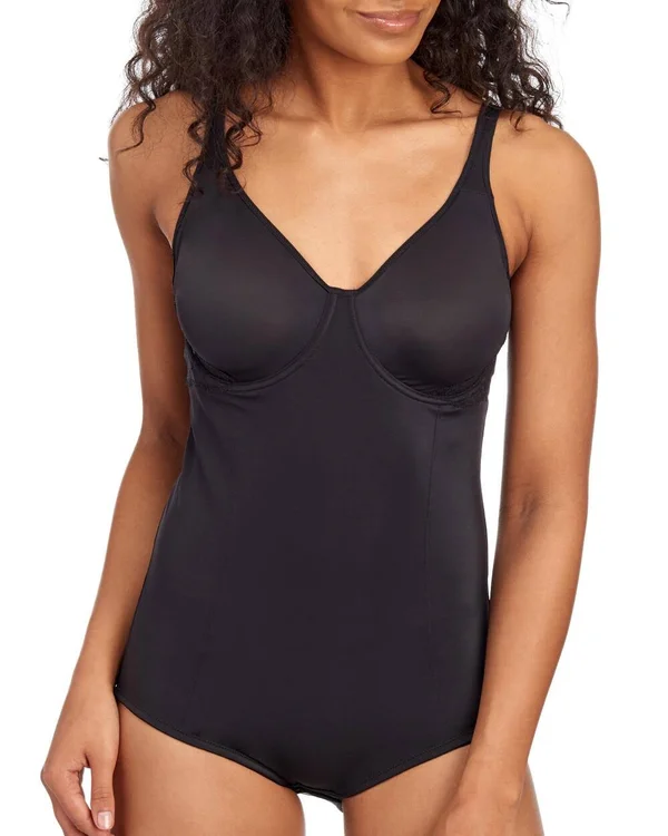 Maidenform Firm Foundations Built in Bra Body Shaper - Black 38C