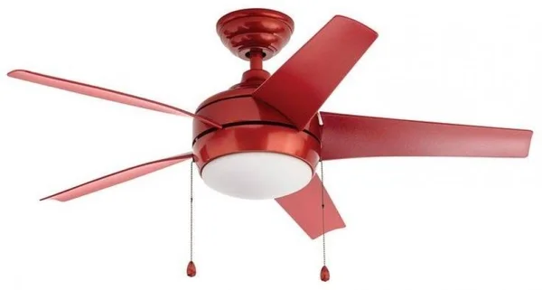 Hampton Bay Windward 44x22 Ceiling Fan - Red