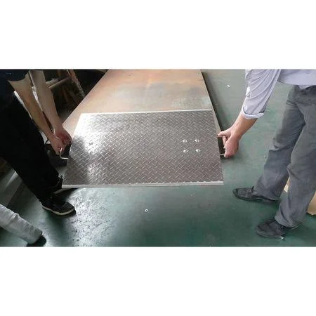 Dock Plate - 2500 Lb, 36 x 36 in. Zoro Select 4LGV3