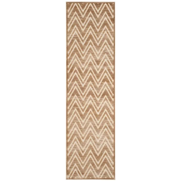 Safavieh Paradise PAR356-3140 5&3x22 x 7&6x22 Mouse, Cream Area Rug