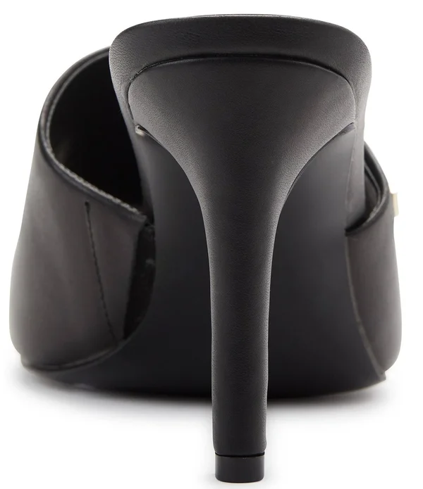 Dkny Womens Bronx . Leather Open Toe Mules