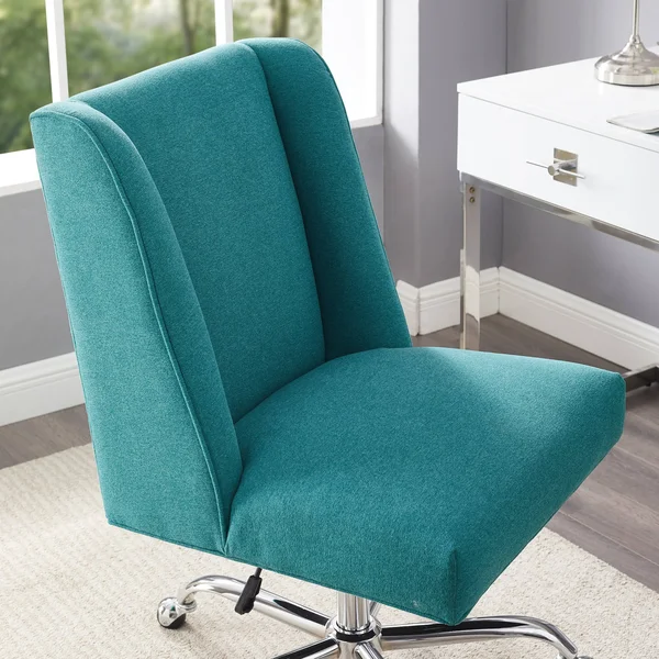 Linon Violet Home Office Chair Cream