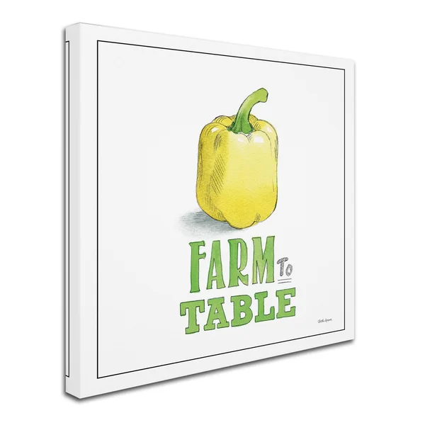 Trademark Fine Art 'Fresh from The Garden VIII No Border Sq' Canvas Art by Beth Grove, Size: 18 x 18