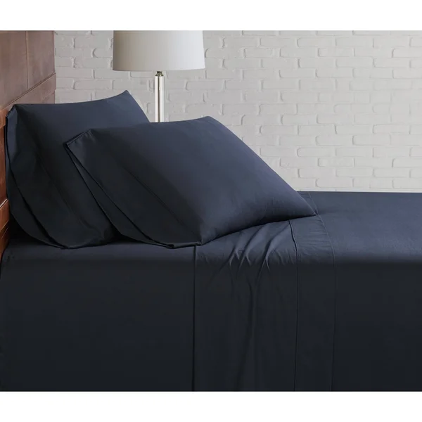 Brooklyn Loom Classic Cotton Ivory Full Sheet Set