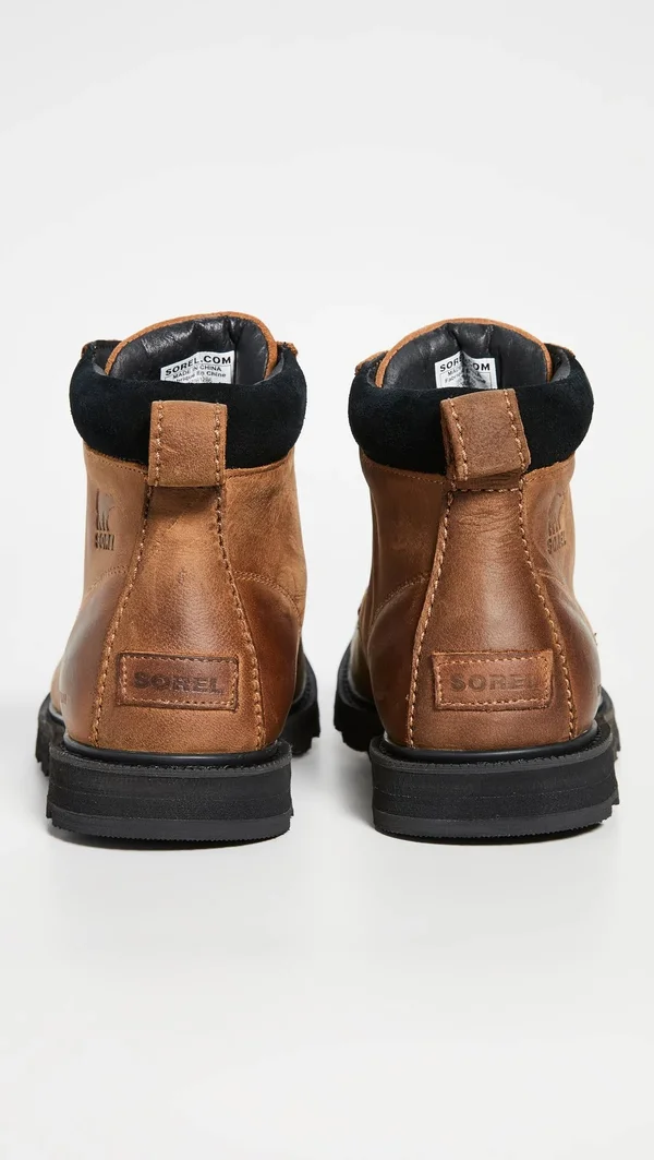 Sorel Men's Madson Moc Toe Waterproof Boot - 10 - Elk