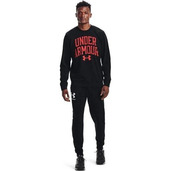 Under Armour Men's Rival Terry Crew - Black, XL