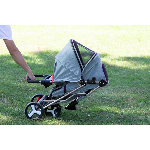 Paws & Pals Pet Stroller - 3 Wheel Jogger, Blue