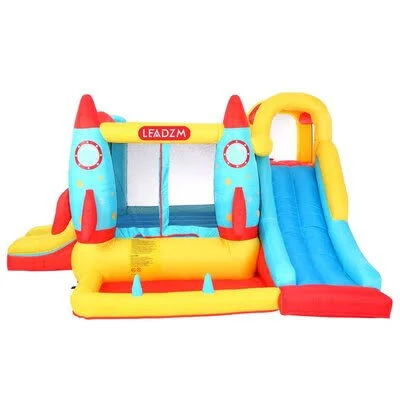 81& x 106& Bounce House with Slide and Air Blower Ubesgoo