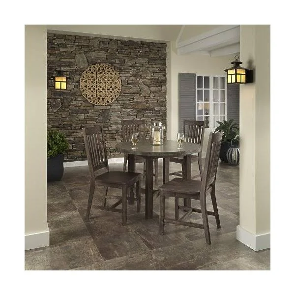 Home Styles Concrete Chic 5-Piece Dining Set