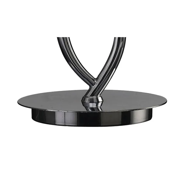 Mantra Lighting 1905 NINETTE 1 Light Table Lamp, Polished Chrome