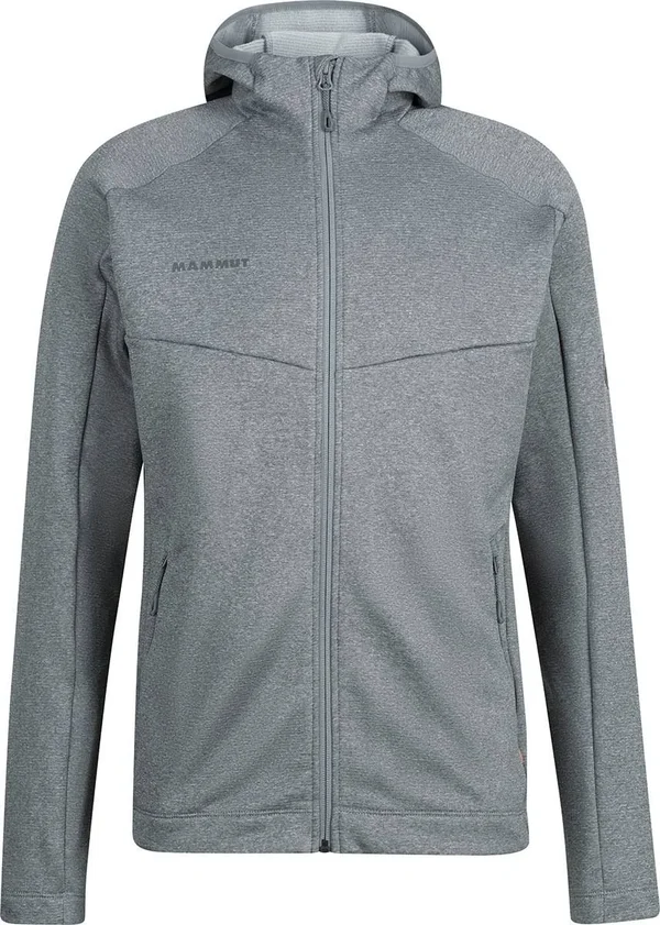 Mammut Mens Nair Midlayer Hooded Jacket Granit Melange M