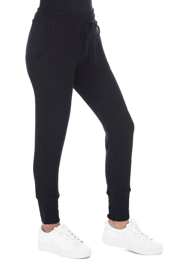 Bobeau Brushed Jogger - Black