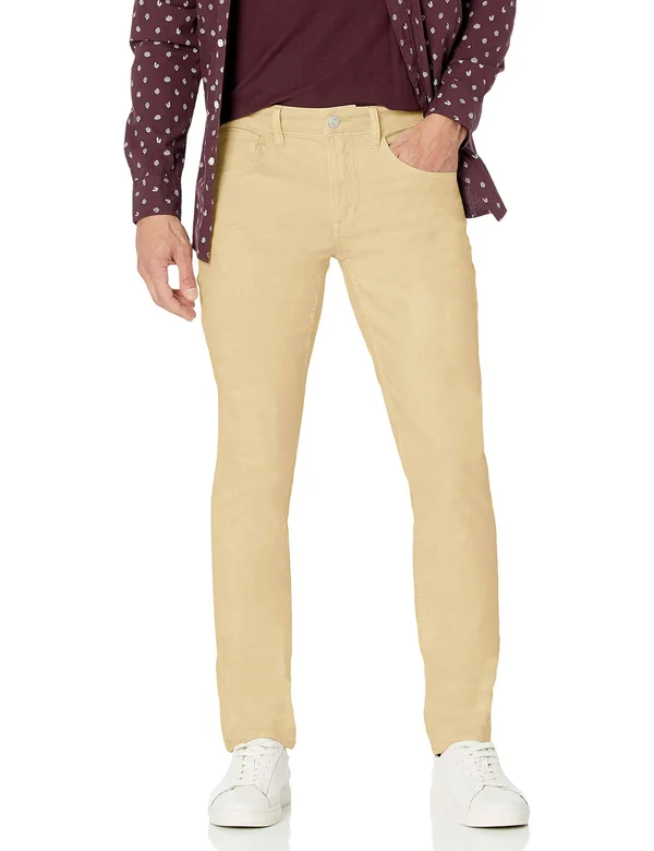 Hudson Jeans Blake Mojave Slim Straight Leg Jean - 31, Brown Multi