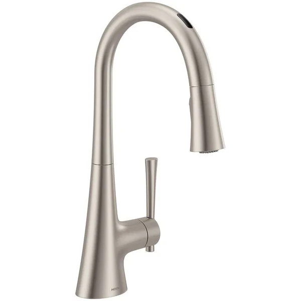 Moen 9126EV Kurv 1.5 GPM Single Hole Pull Down Kitchen Faucet - Spot Resist Stainless