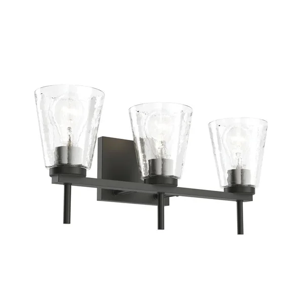 Kichler Renslow 21 in. 3-Light Black Vanity Light 37526
