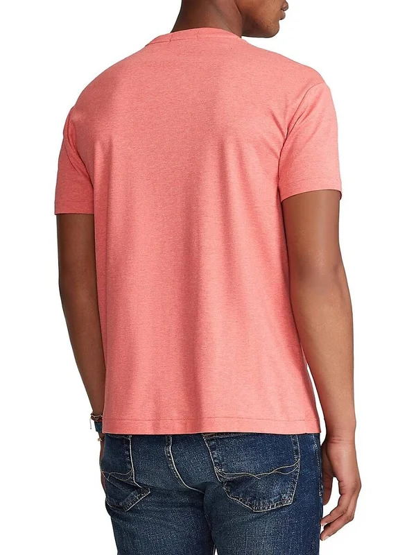 Polo Ralph Lauren Women's Classic-Fit Soft Cotton Crewneck T-Shirt - Pink - Size Medium