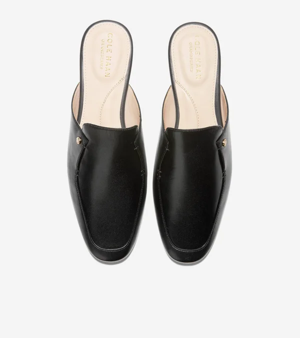 Cole Haan Ryan Mule Black Leather, Men's, Size: 8 B (Medium)