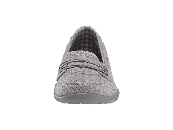 Skechers Breathe-Easy - Good Influence (Gray) Women's Shoes