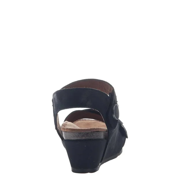 Women's OTBT Sandey Wedge Sandal, Size: 7.5, Black