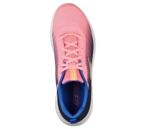 Skechers Women's GOrun Hyper PILLARS Ignite Sneaker, Pink/Blue