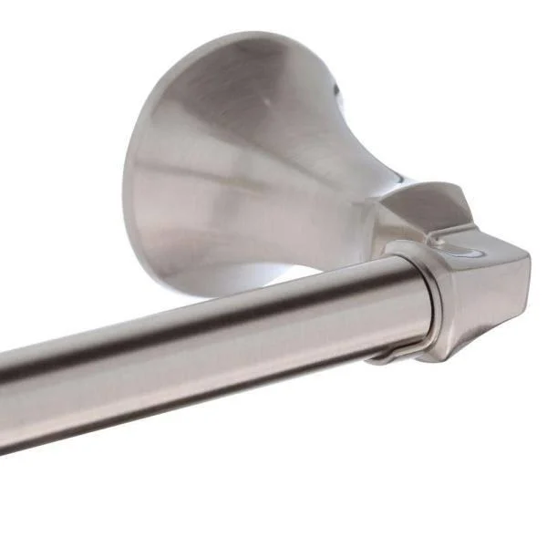 Delta Mandara 4-pc. Bath Hardware Set in SpotShield Brushed Nickel with Towel Ring - Toilet Paper Holder, 24x22 Towel Bar & H