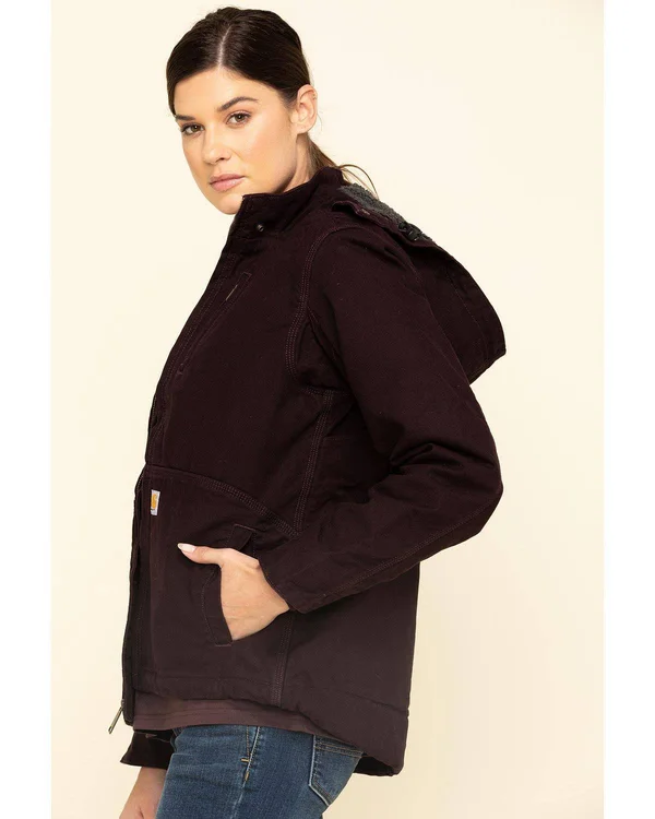 Carhartt Full Swing Caldwell Jacket - Women's Deep Wine/Shadow