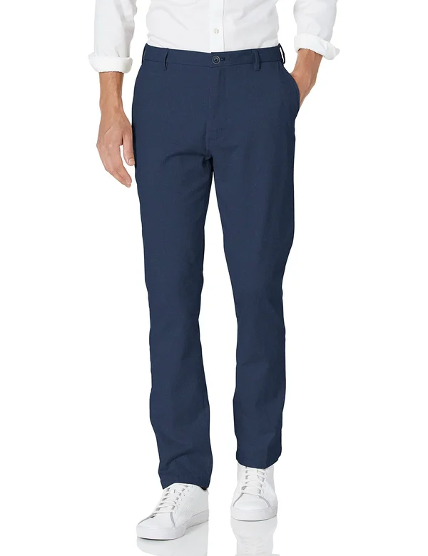 Izod Men's Saltwater Stretch Flat Front Straight Fit Chino Pant