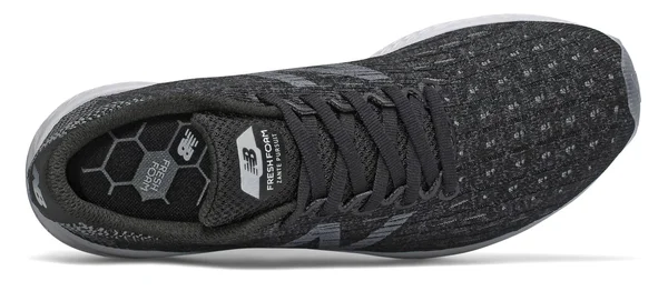 New Balance Fresh Foam Zante Pursuit Black/Castlerock Women's Running Shoes, Black/White, Size: 5.5