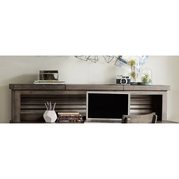Legacy Classic Furniture Bunkhouse Aged Barnwood Hutch - Desk Gallery