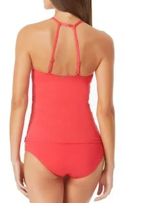 Anne Cole - High Neck Tankini Top - Sorbet, XL