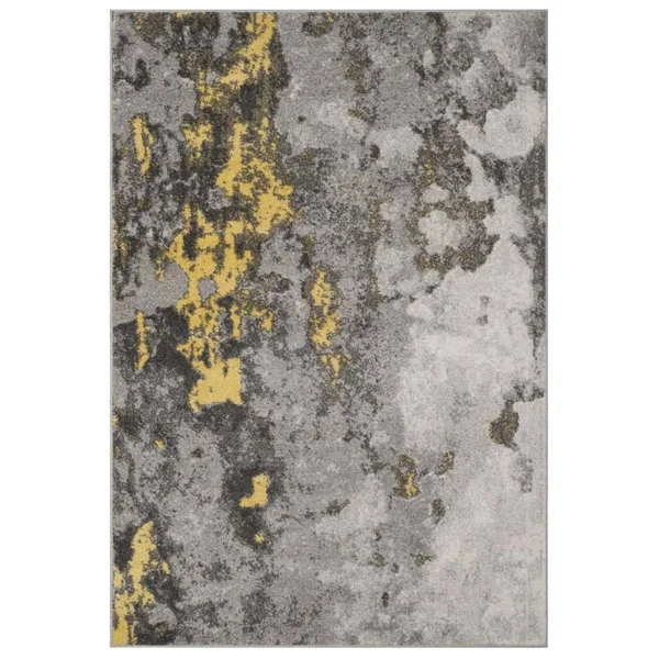 Safavieh ADR134H Adirondack Grey - Yellow Area Rug - 6& x 9&