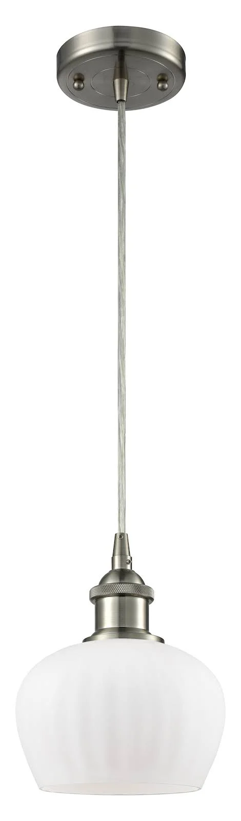 Innovations Lighting-Fenton 1 Light Mini Pendant-516-1P-SN-G91-LED