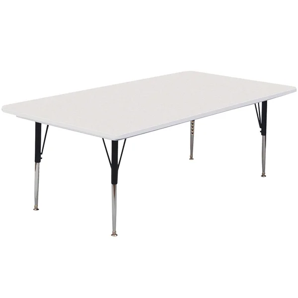 Blow Molded 72x22 L x 30x22 W Rectangular Activity Table Correll - Inc.