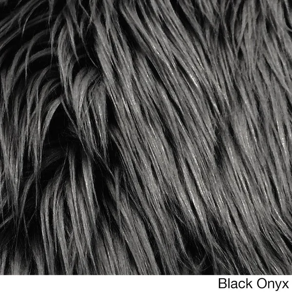 Legacy Faux Sheepskin Single Pelt Shag Accent Rug (2& x 3&) Onyx N/A