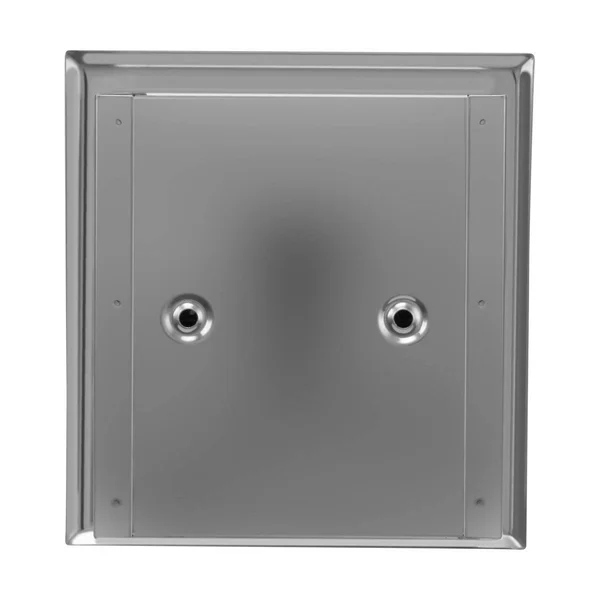 Renovators Supply 2 Recessed Stainless Steel Toilet Tissue Holder with Lid