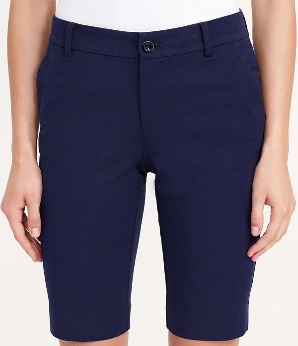 Lauren Ralph Lauren Women's Stretch Cotton Shorts - Lauren Navy - 8
