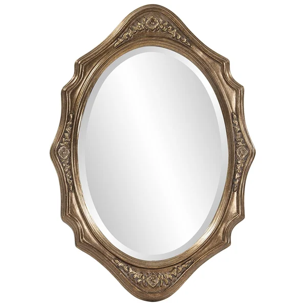 Howard Elliott Trafalga Mirror - Silver Leaf