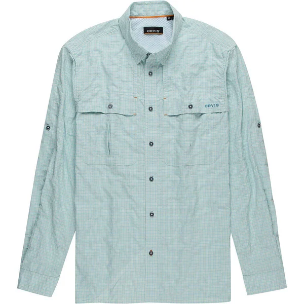 Orvis Open Air Plaid Caster Shirt - Men's Coastal Blue, L
