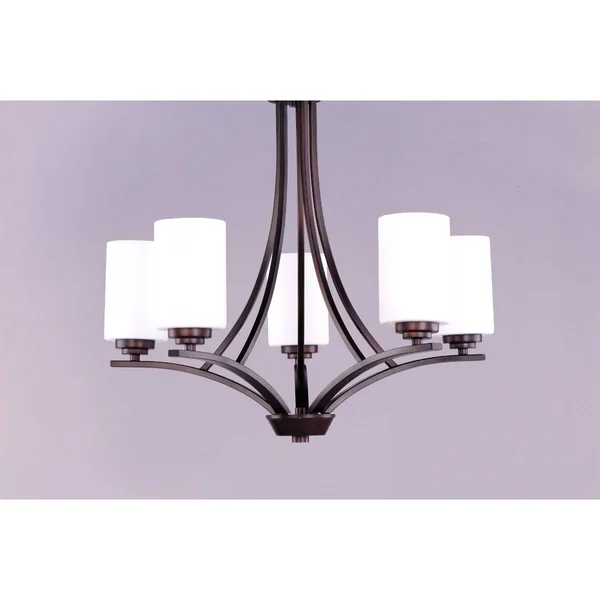 Maxim 20035SWOI Deven 5-Light Chandelier - Oil Rubbed Bronze