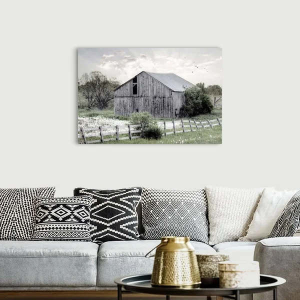 Barnsville Barn, Canvas Wall Art, 48x32, Great Big Canvas